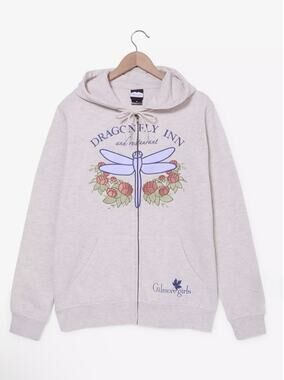 Gilmore Girls Dragonfly Inn Zippered Hoodie XS Embroidered - Loralei Superfan